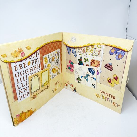 LORI GARDNER Whimsical Seasons Scrapbooking Kit NEW - Picture 3 of 4